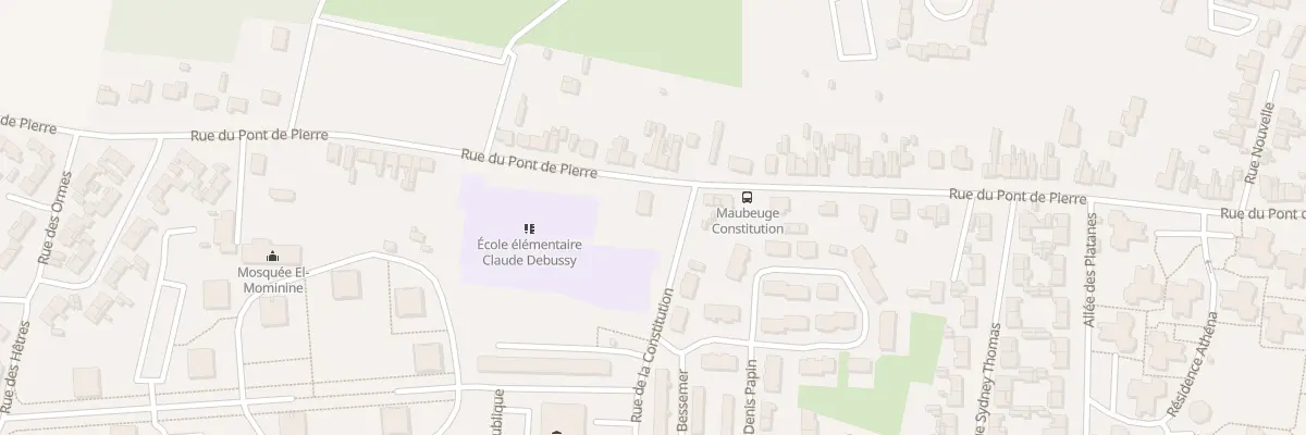 Plan du 143 Rue du Pont de Pierres à Maubeuge