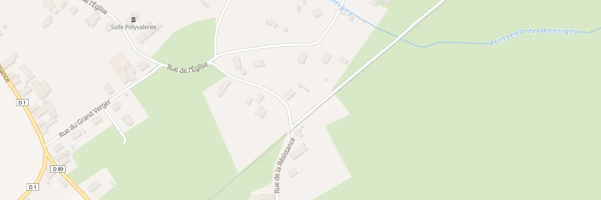Plan du 27 Rue de l’Eglise à Montigny-les-Monts