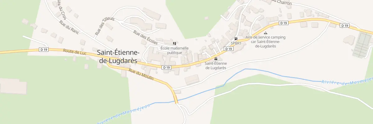 Plan du 5337 Le Village à Saint-Étienne-de-Lugdarès