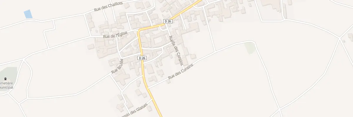 Plan du 6 Rle des Consins à Écueil