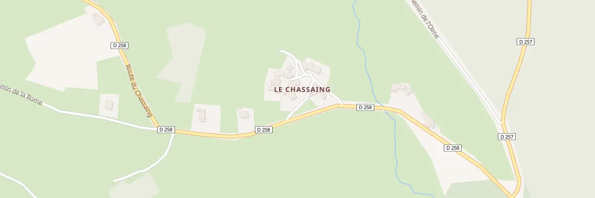 Plan du 5103 Le Chassaing à La Chaulme