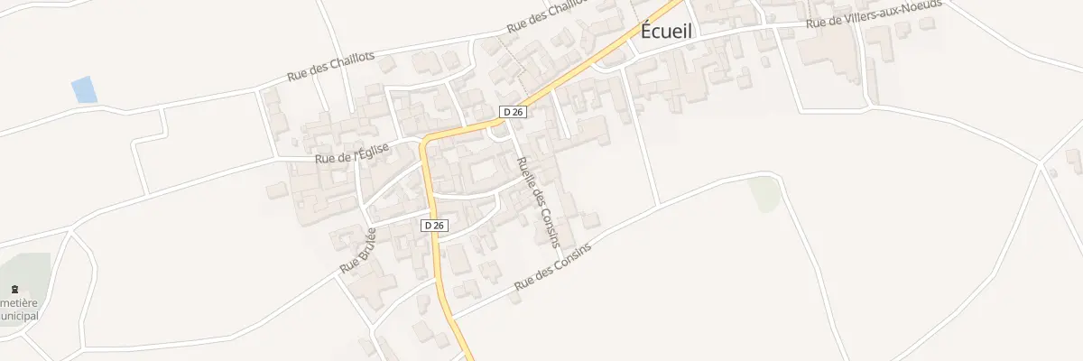 Plan du 3 Rle des Consins à Écueil