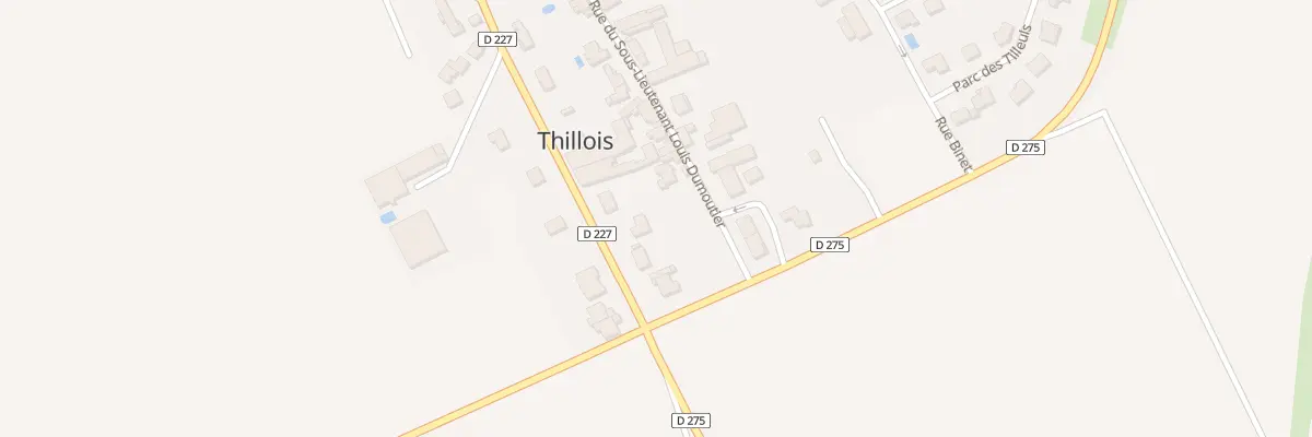 Plan du 9 Rue d’Ormes à Thillois
