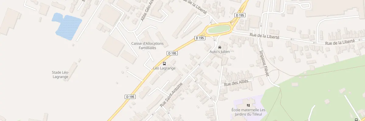 Plan du 22 Rue Saint Antoine à Maubeuge