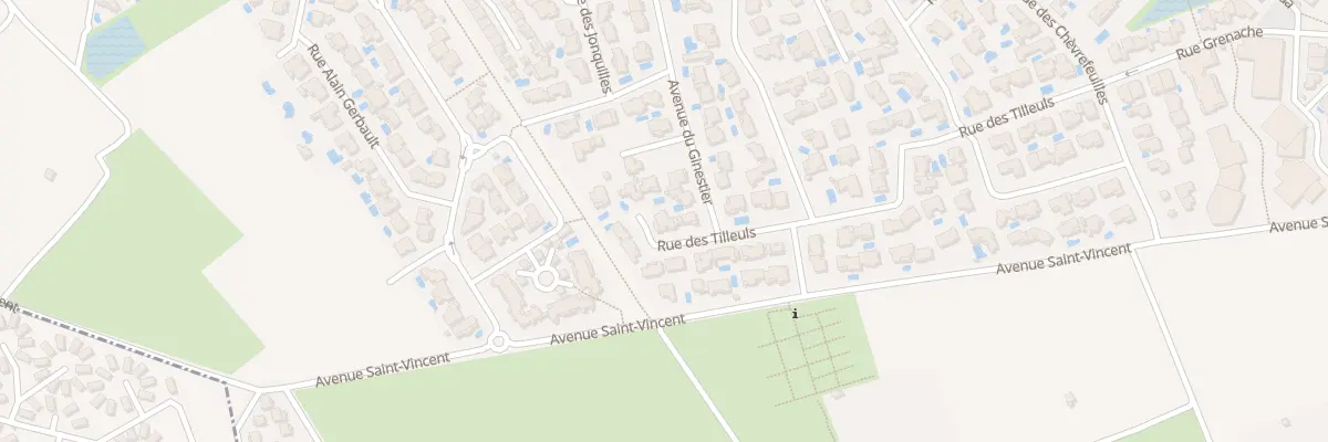 Plan du 2 Rue des Tilleuls à Pérols