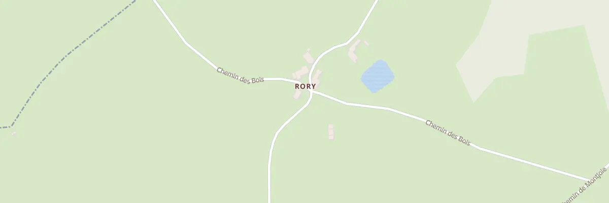 Plan du 5001 Rory à Cezay
