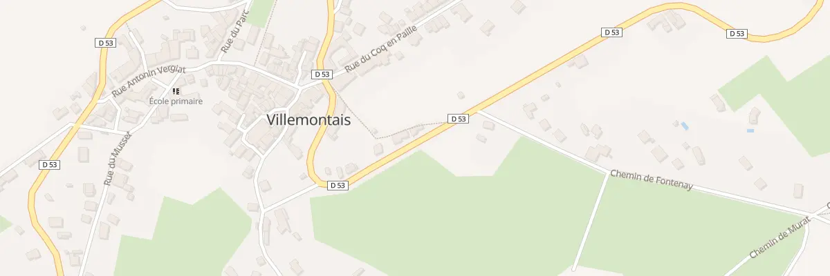 Plan du 1000 Rte du Col du Bouchet à Villemontais