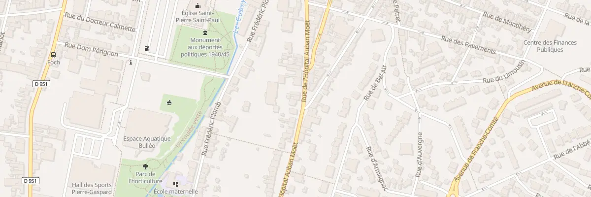 Plan du 98 Rue l’Hopital Auban Moet à Épernay