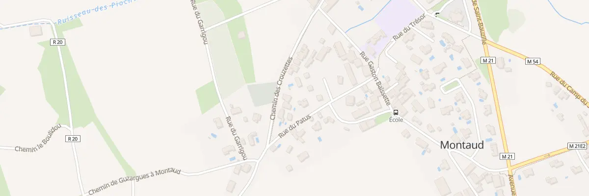 Plan du 15 Che des Crouzettes à Montaud