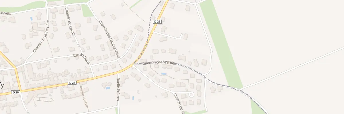 Plan du 5 Che des Wardes à Saint-Thierry