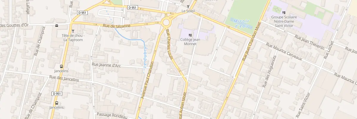 Plan du 15 Rue Charles Louis à Épernay