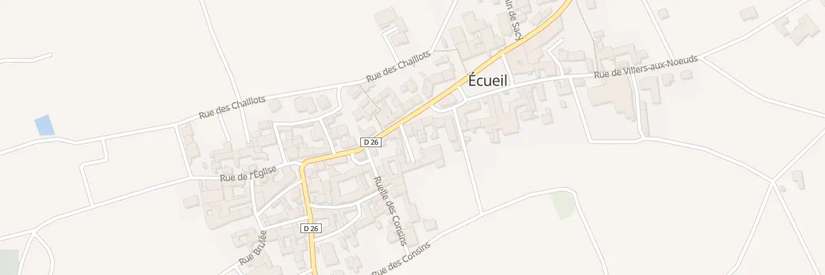 Plan du 10 Gr Grande Rue à Écueil