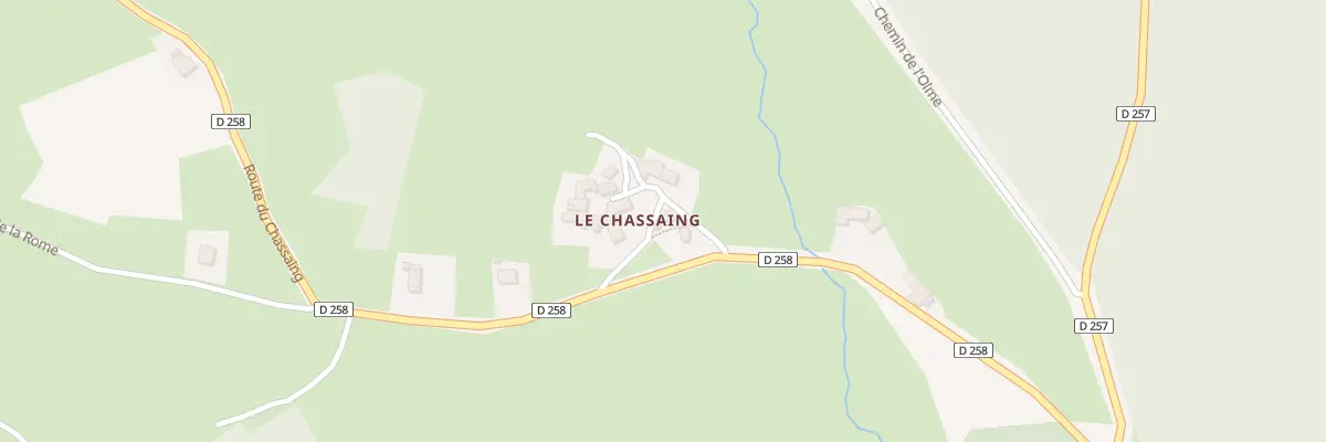 Plan du 5104 Le Chassaing à La Chaulme