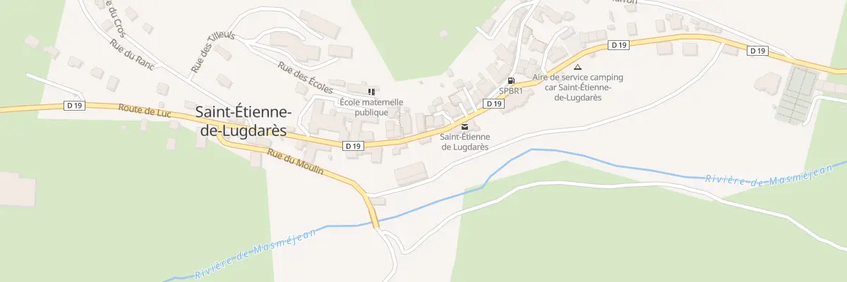 Plan du 5134 Le Village à Saint-Étienne-de-Lugdarès