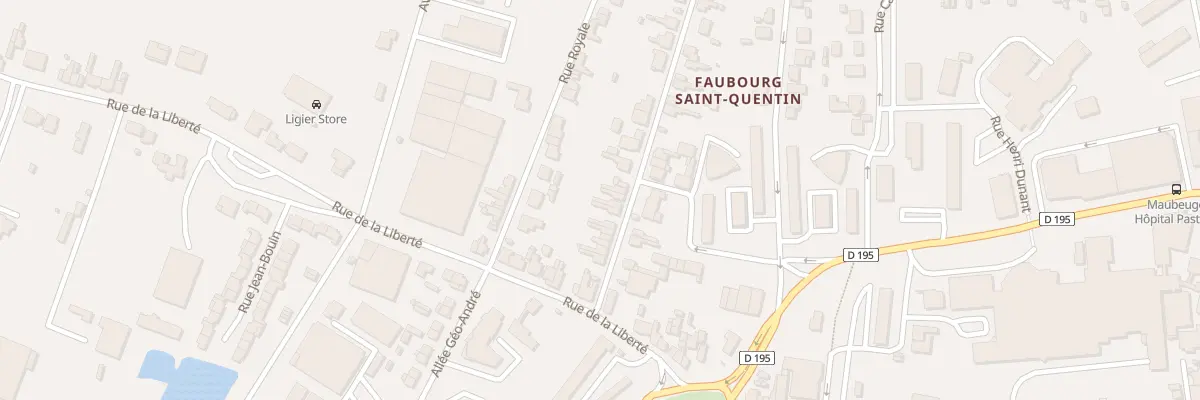 Plan du 44 Rue du Capitaine à Maubeuge