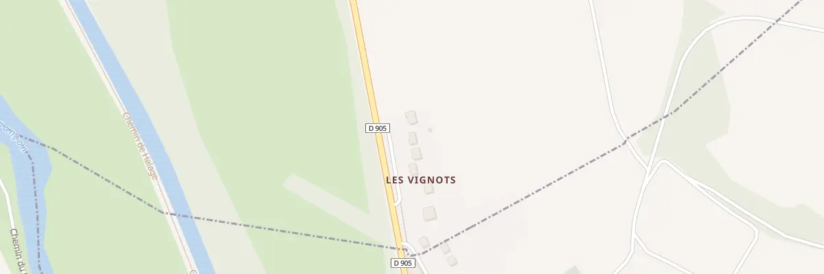 Plan du 113 Les Vignots à Cheney