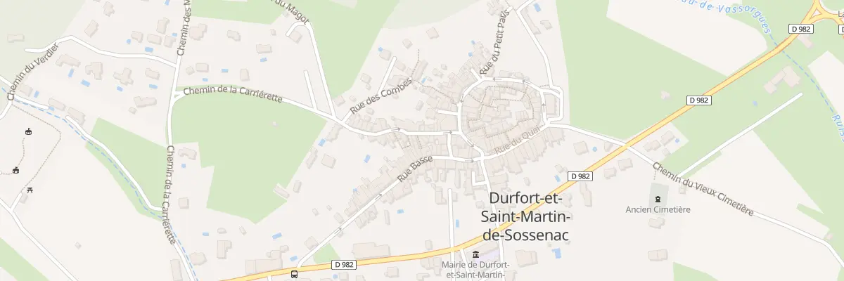 Plan du 5477 Rue Haute à Durfort-et-Saint-Martin-de-Sossenac
