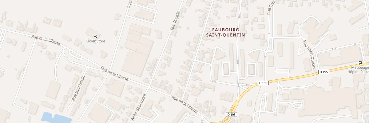 Plan du 40 Rue du Capitaine à Maubeuge