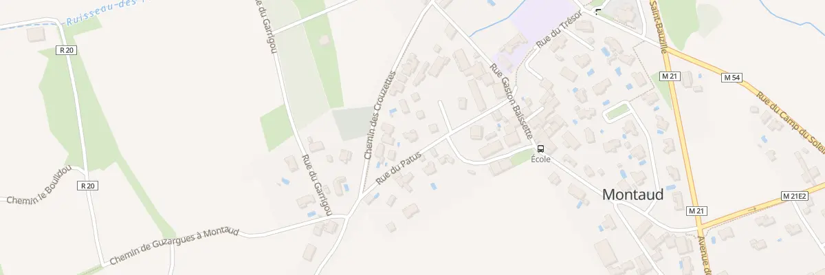 Plan du 14 Rue du Patus à Montaud
