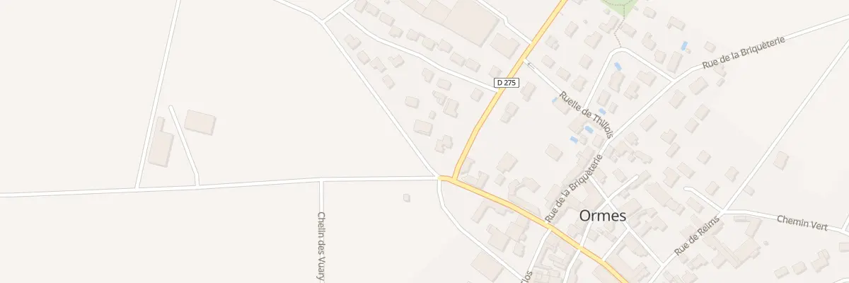 Plan du 2 Che de Gueux à Ormes