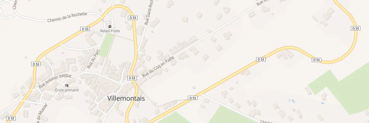 Plan du 146 Rue du Coq En Paille à Villemontais