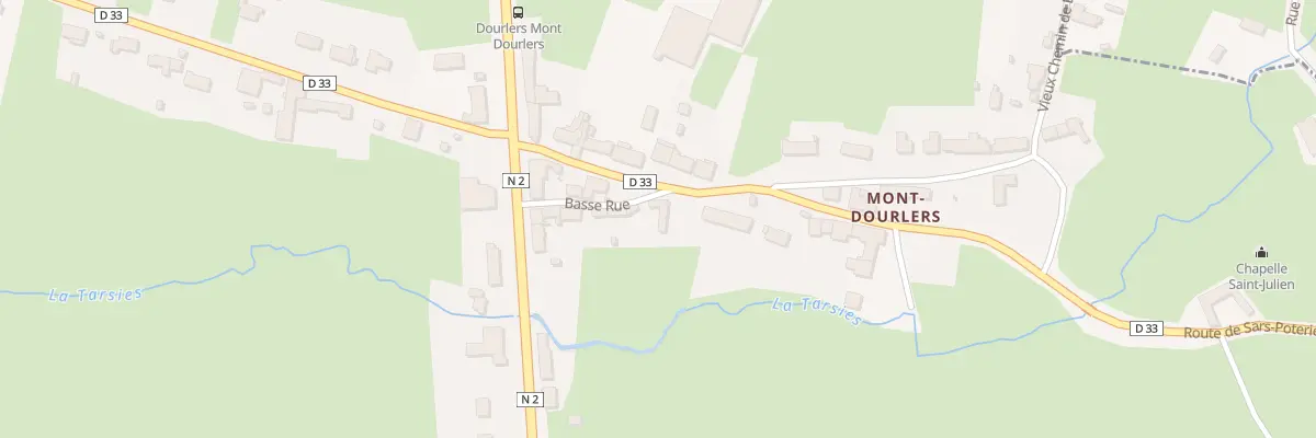 Plan du 4 Rte de Sars - Poteries à Dourlers