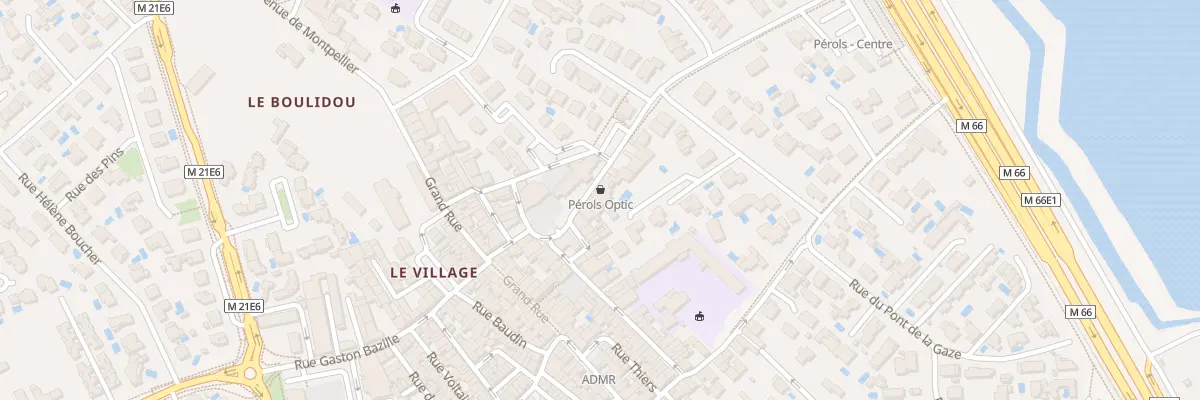 Plan du 6 Rue Georges Barnoyer à Pérols