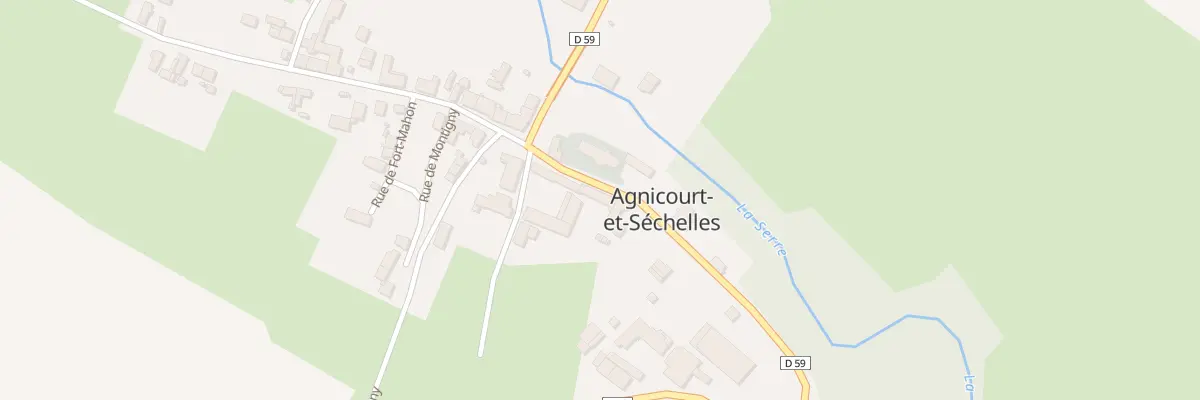 Plan du 4 Rue de l’Eglise à Agnicourt-et-Séchelles