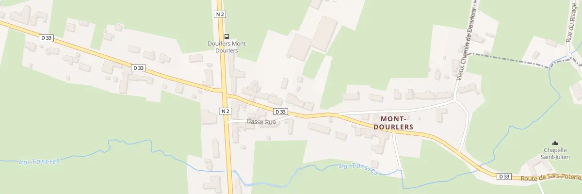 Plan du 13 Rte de Sars - Poteries à Dourlers