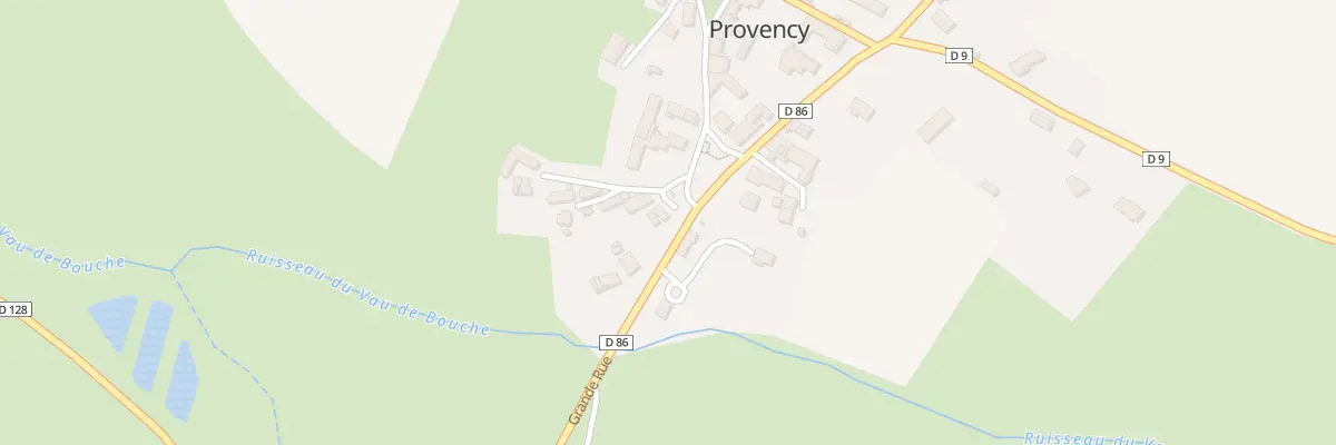 Plan du 1 Imp de la Cote Grelot à Provency