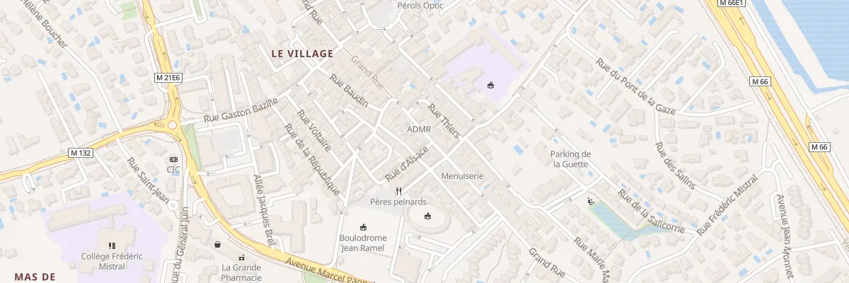 Plan du 80 Gr Grand Rue à Pérols