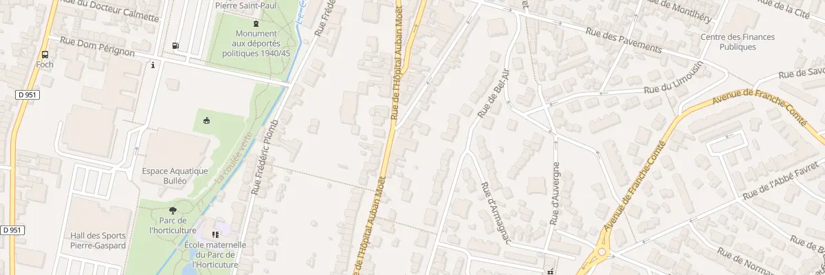 Plan du 85 Rue des Huguenots à Épernay