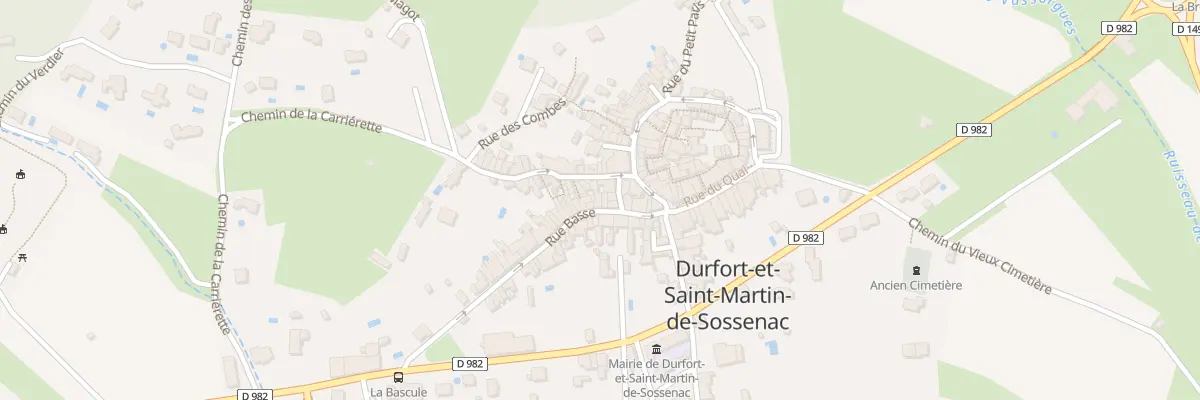 Plan du 5295 Le Village à Durfort-et-Saint-Martin-de-Sossenac
