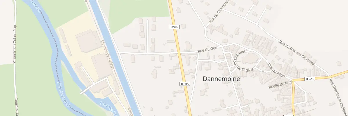 Plan du 29 Rue de Paris a Geneve à Dannemoine