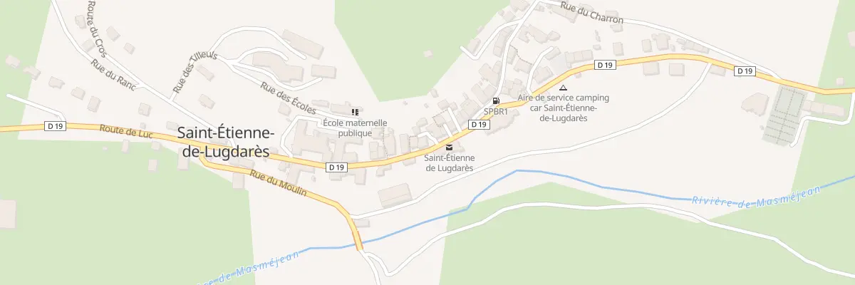 Plan du 5135 Le Village à Saint-Étienne-de-Lugdarès