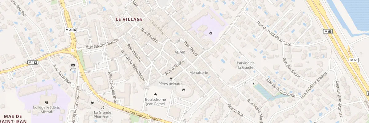 Plan du 1 Rue d’Alsace à Pérols