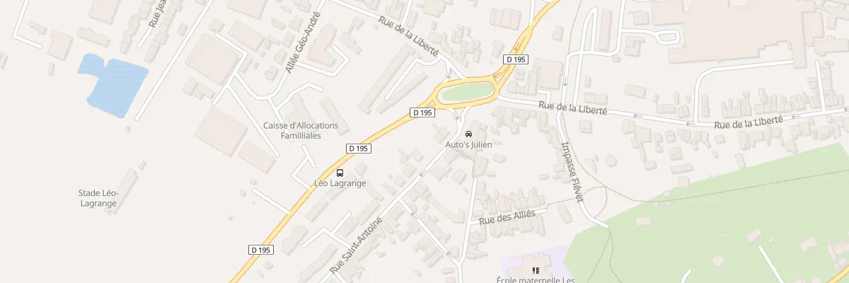 Plan du 12 Rue Saint Antoine à Maubeuge