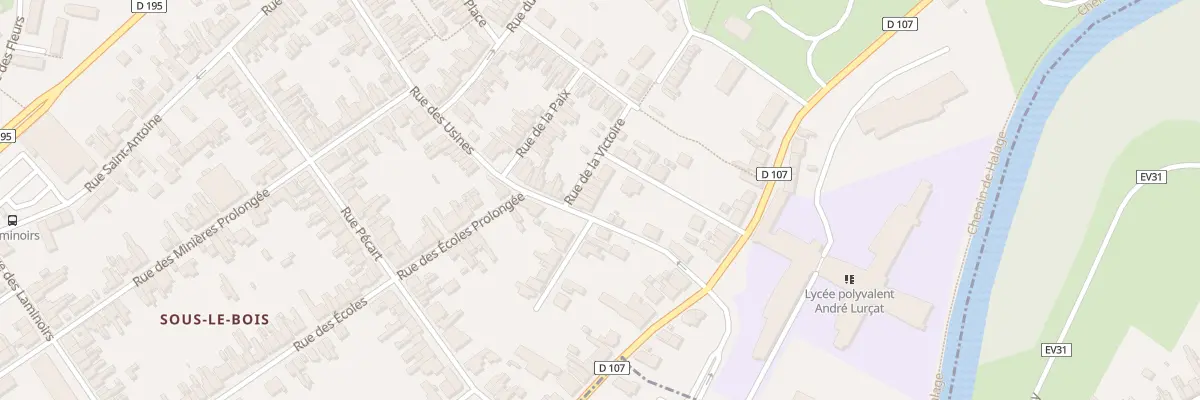 Plan du 27 Rue de la Victoire à Maubeuge