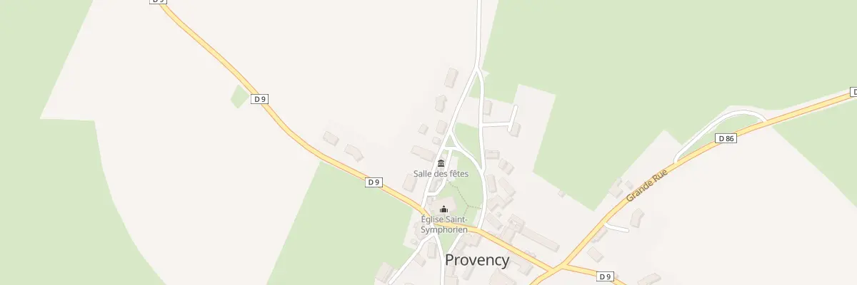 Plan du 5 Rue de Jérusalem à Provency