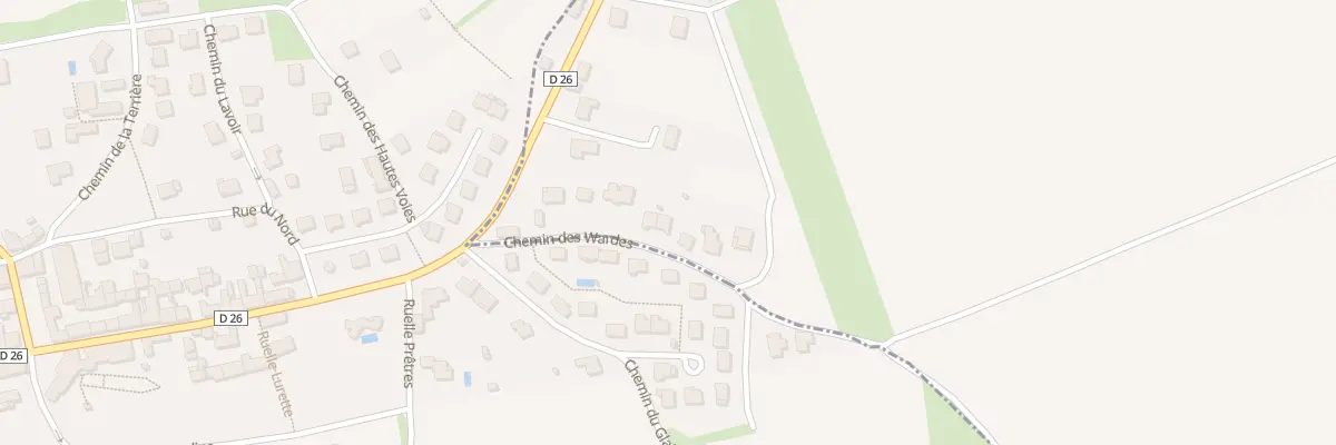 Plan du 9 Che des Wardes à Saint-Thierry