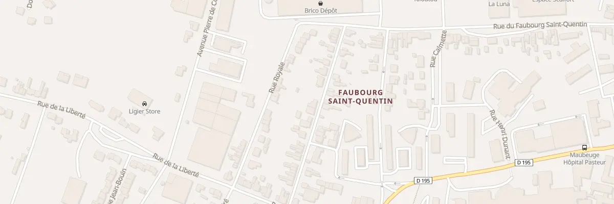 Plan du 34 Rue du Capitaine à Maubeuge