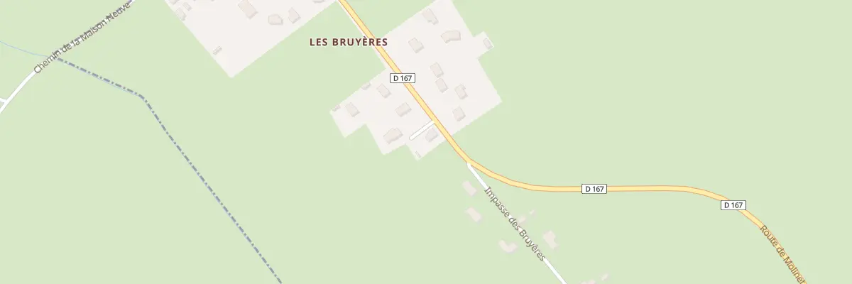 Plan du 13 Rte de Molinet à Chassenard