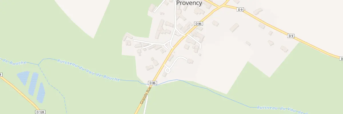 Plan du 8 Grande Rue à Provency