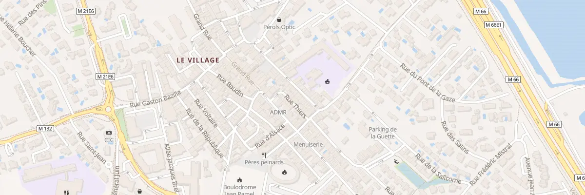 Plan du 5 Rue Thiers à Pérols