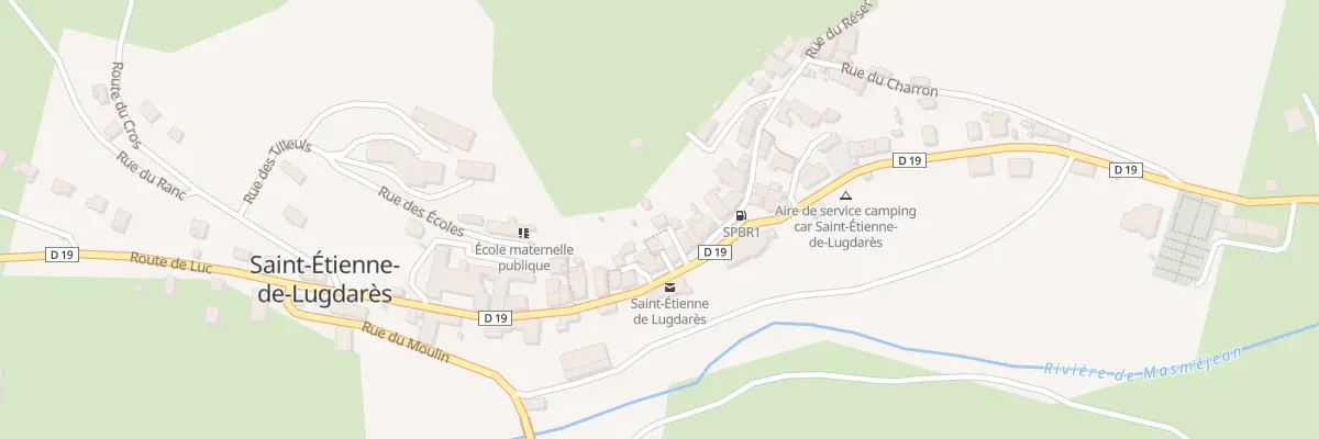 Plan du 5143 Le Village à Saint-Étienne-de-Lugdarès
