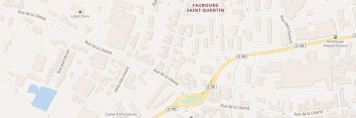 Plan du 25 Rue du Capitaine à Maubeuge