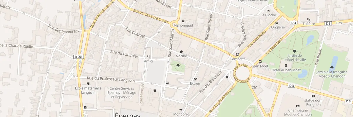 Plan du 4 Rue du General Leclerc à Épernay