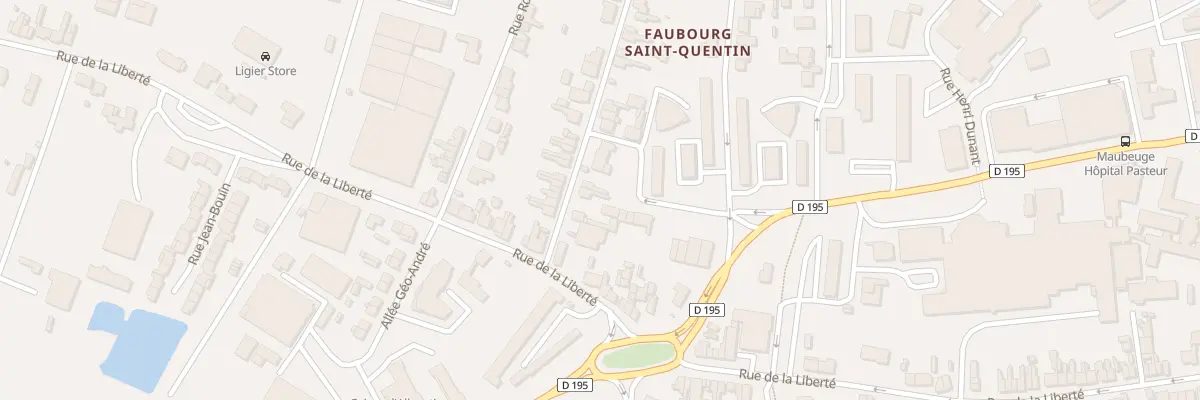 Plan du 23 Rue du Capitaine à Maubeuge