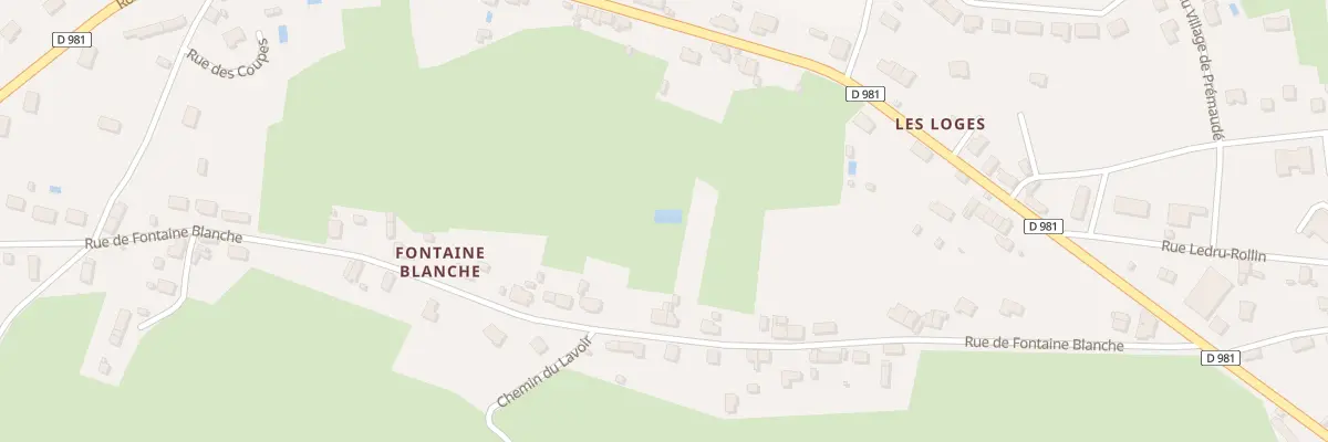Plan du 28 Rue de Fontaine Blanche à Luzy