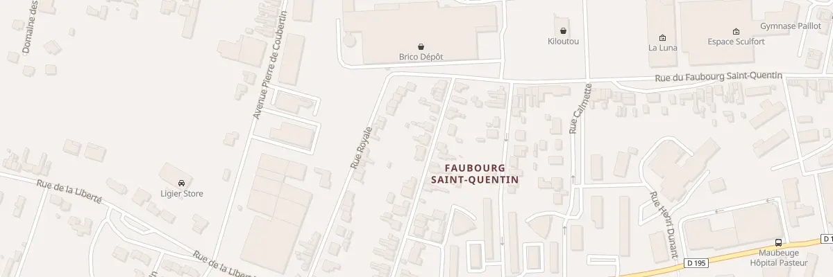Plan du 20 Rue du Capitaine à Maubeuge